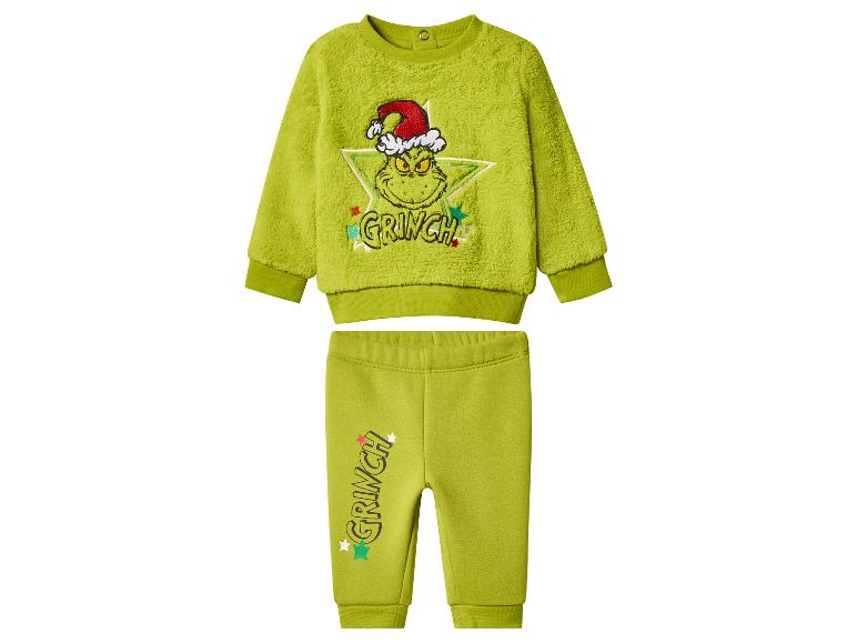Ensemble enfant Grinch : sweat-shirt vert et pantalon de jogging