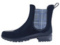 Bottes de pluie bleues à carreaux
