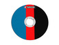 Disques de meulage et de coupe Parkside avec des segments bleus, rouges et noirs.