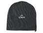 Une casquette noire Crivit avec le logo de la marque.