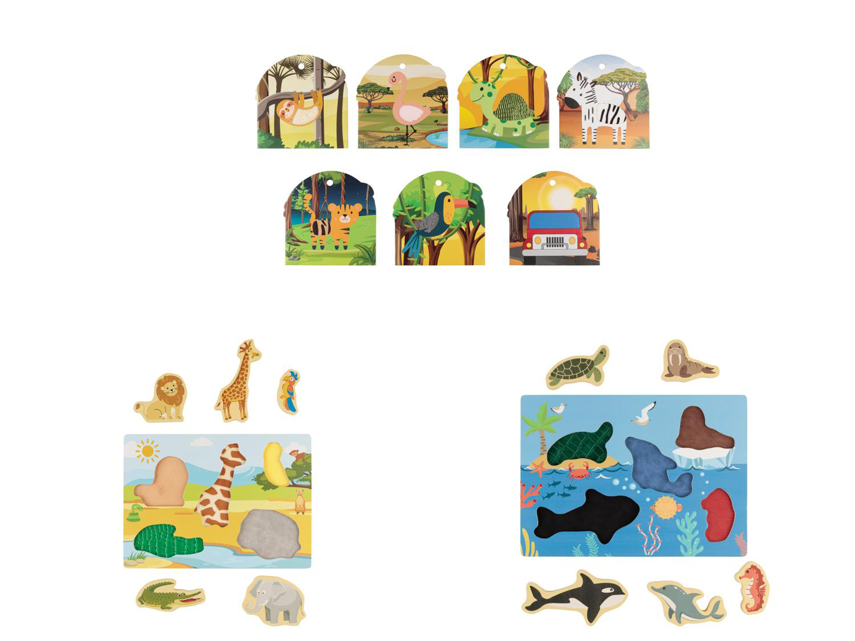 lupilu® Livre tactile ou puzzle tactile