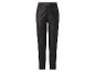 Pantalon noir en similicuir taille haute à jambes droites.