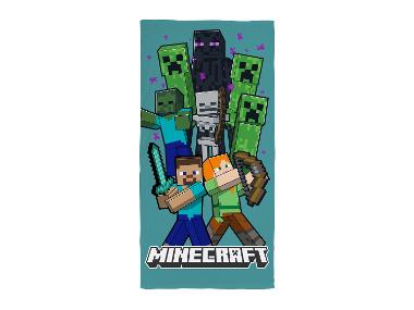 Serviette de plage enfant Super Mario ou Minecraft (Minecraft)