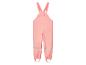 Salopette de pluie rose pour enfants.
