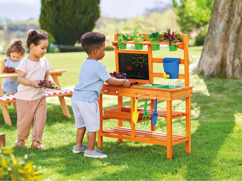 Aller en mode plein écran : Playtive Cuisine d'extérieur en bois pour enfant - Image 5