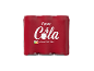 Pack de six canettes de cola cerise avec un Nutri-Score.