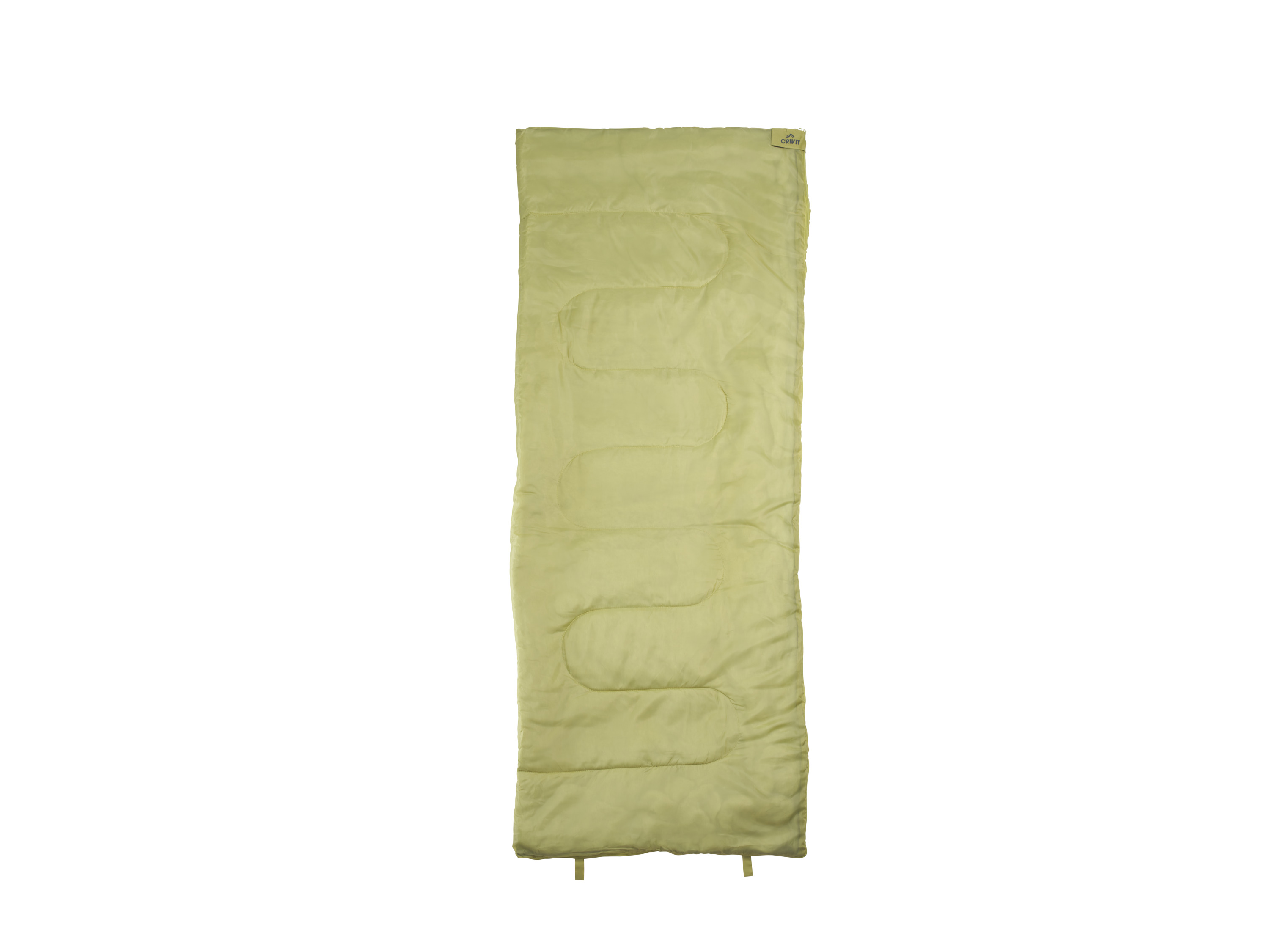 CRIVIT Sac de couchage avec sac de compression à cordon (vert)