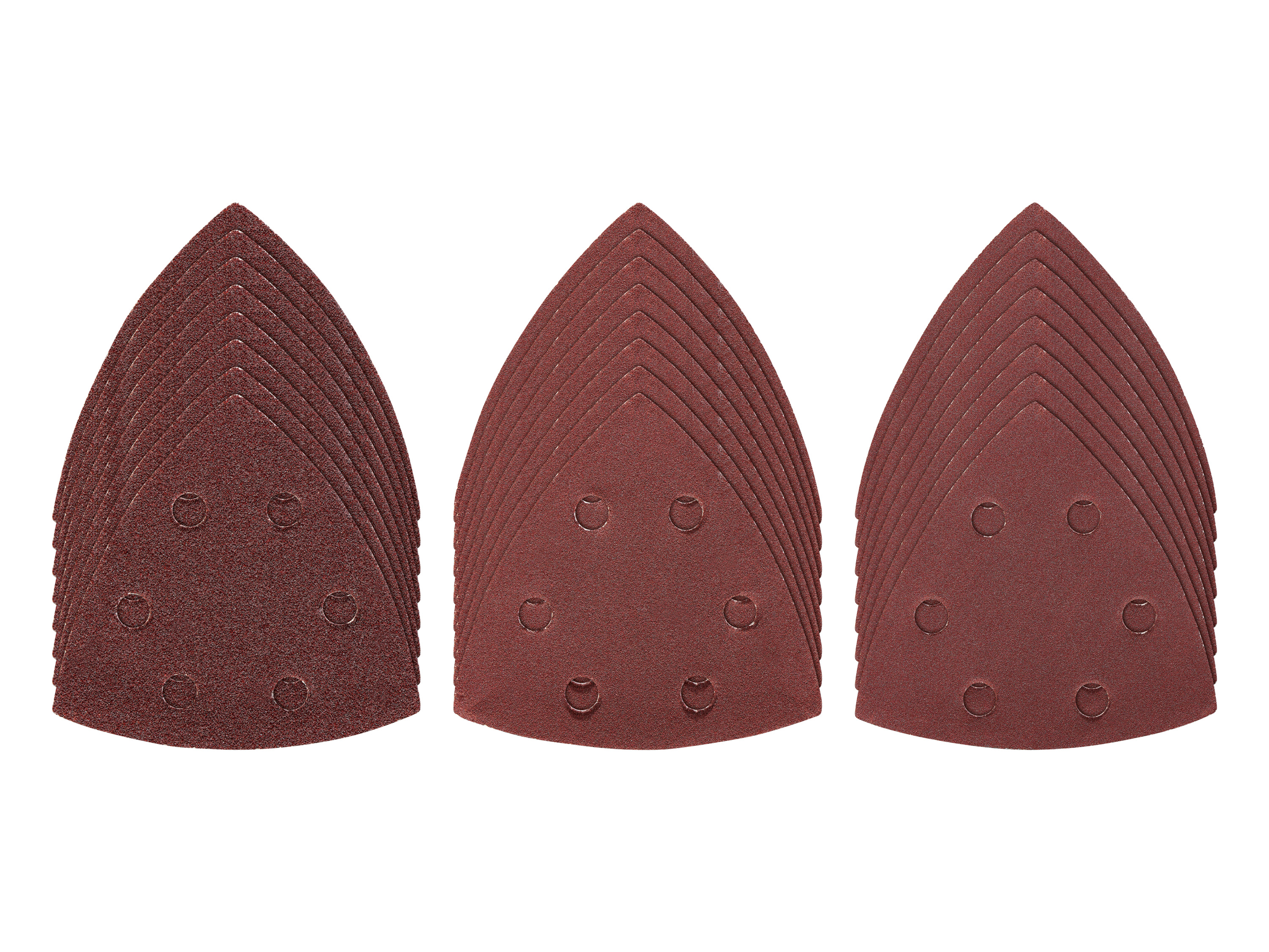 PARKSIDE® Papier abrasif pour ponceuse 34 pièces ou 24 pièces ou 18 pièces   (feuilles abrasives pour ponceuse triangulaire)