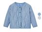 Veste matelassée bleu clair pour enfant, style casual.