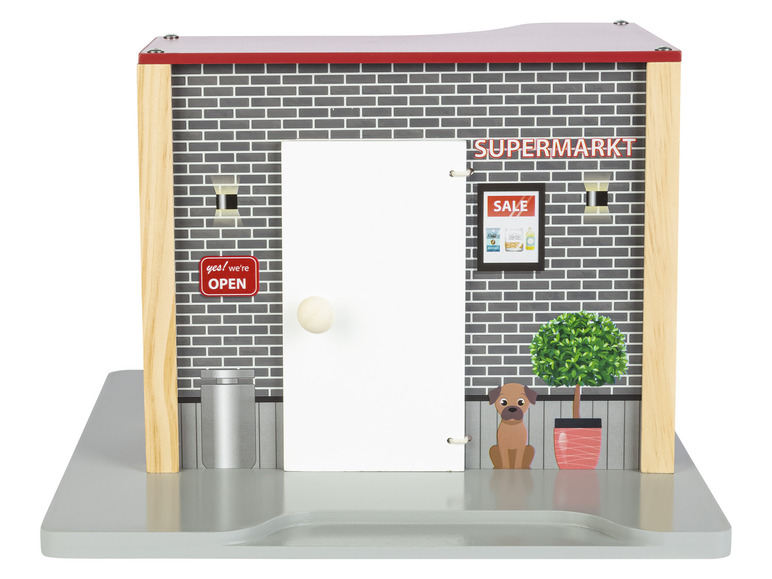 Aller en mode plein écran : Playtive Set de jeu maison de poupées en bois - Image 3
