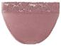 Culotte rose poudré avec dentelle.