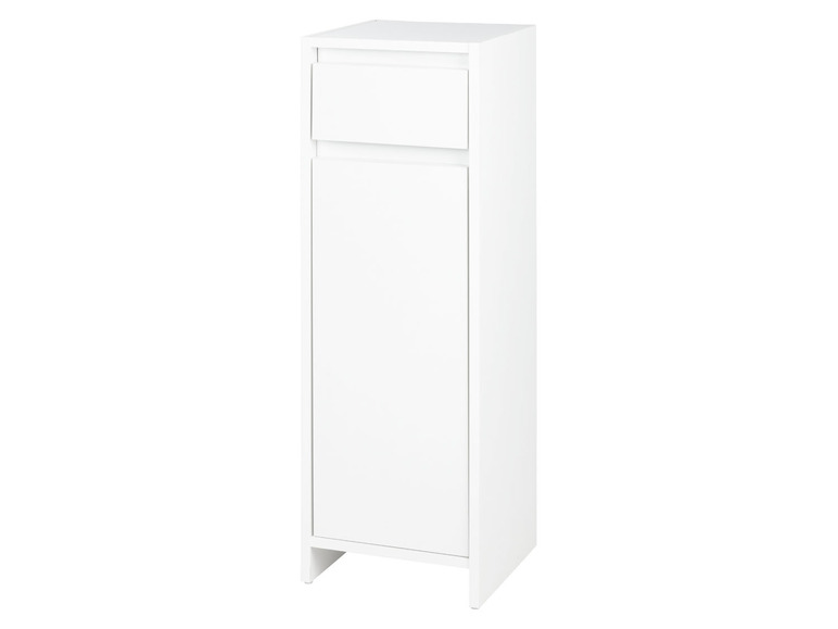 Aller en mode plein écran : LIVARNO home Armoire latérale de salle de bains Oslo, 32 x 99 x 30 cm, blanche - Image 1