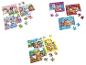 Ensemble de puzzles sur les thèmes de Pat' Patrouille, La Maison Magique de Gabby et Dora l'Exploratrice