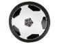 Ballon de football noir et blanc avec bord doux et motif toile d'araignée au centre.
