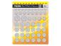 Assortiment de 48 piles bouton, 9-620mAh, pour divers appareils électroniques.