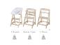 Chaise haute Roba en trois configurations pour 0-6 mois, 6 mois-3 ans et 3-99 ans.