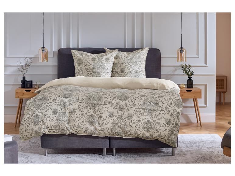 Parure de lit double face en satin, 260 x 240 cm