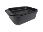 Marmite noire pour micro-ondes avec couvercle gril