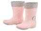Bottes de pluie roses pour enfants à pois