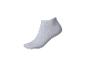 Chaussette courte grise unie pour adulte, vue de côté