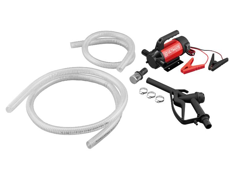 Pompe à carburant ULTIMATE SPEED avec tuyaux, colliers et pistolet de remplissage.
