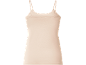 Débardeur femme beige à fines bretelles