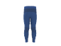 Legging de sport bleu pour enfant avec détails texturés.