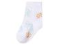 Chaussette blanche avec un motif soleil et animaux