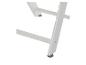 Pied de chaise en bois blanc avec pied réglable