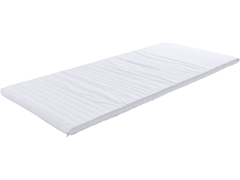 Matelas blanc à rayures