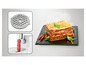 Un hachoir à viande Silvercrest avec un disque à hacher et des lasagnes.
