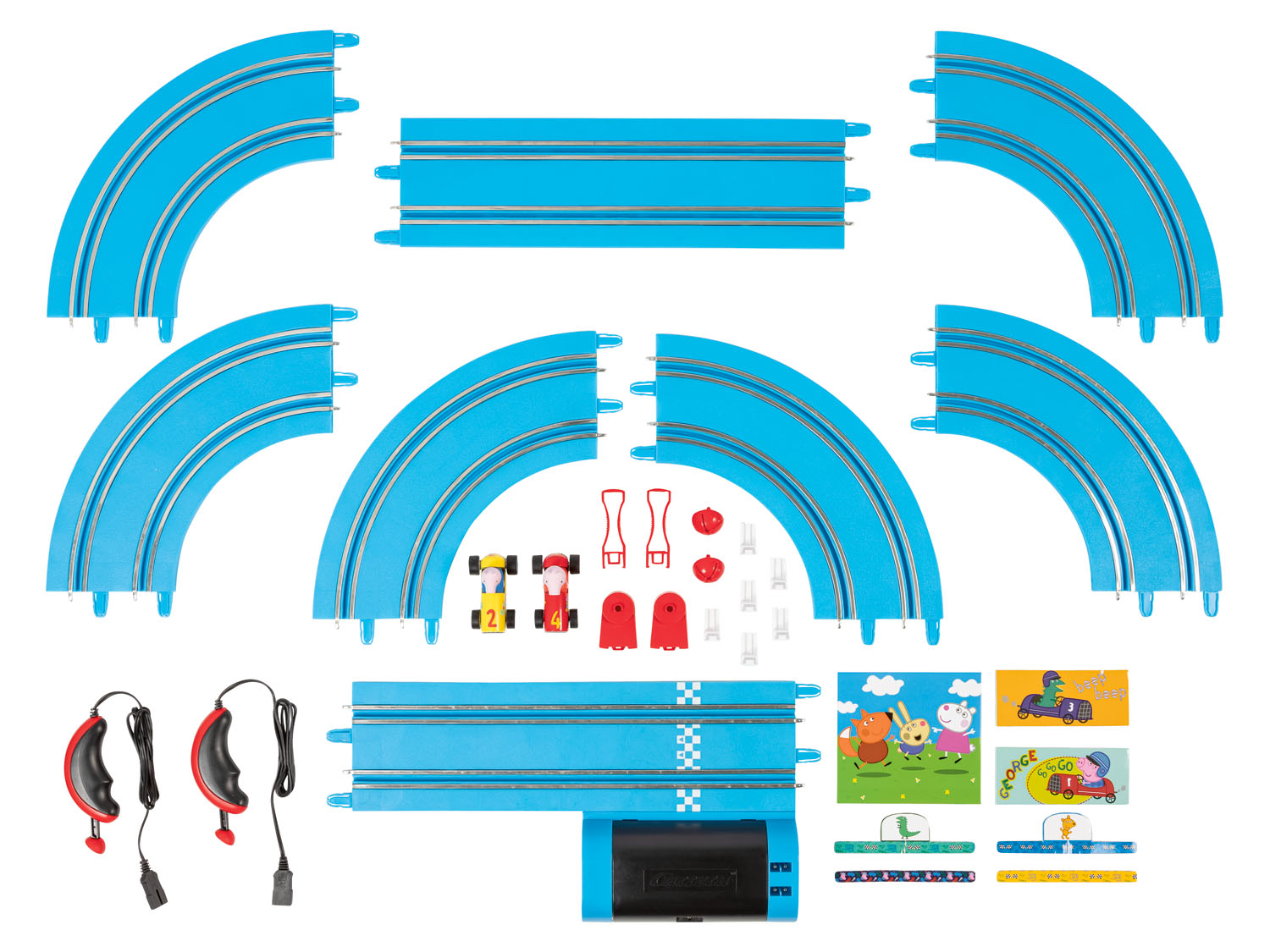 Circuit Voitures Peppa Pig Kids Granprix Dès Carrera First 63043 Carrera - vue 2