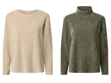 ESMARA® Pull-over femme aspect velours côtelé.