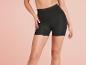 Shorts de maintien noirs taille haute.