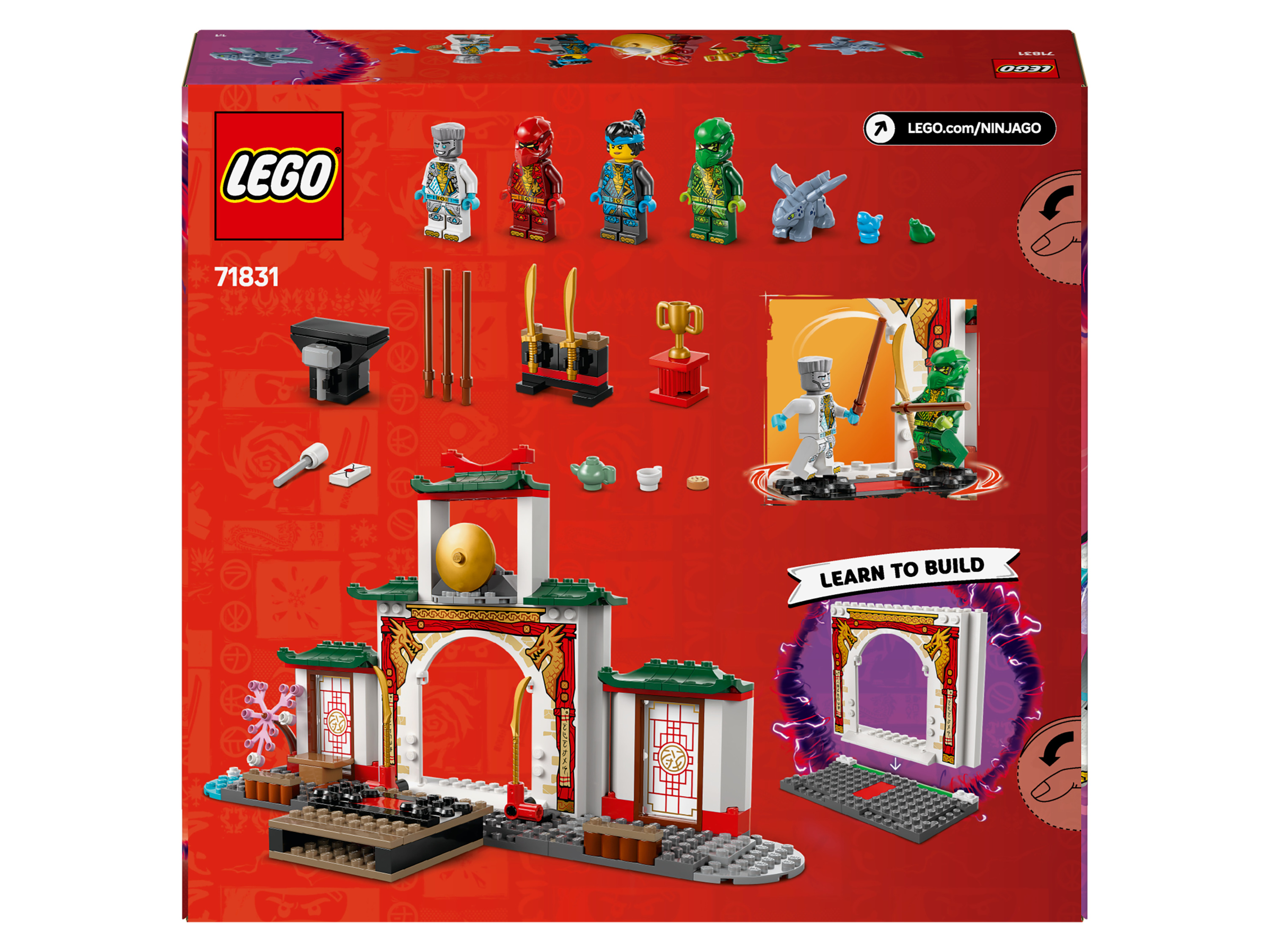 LEGO Ninjago 71831 Le temple de Spinjitzu des Ninjas pour garçon - vue 5