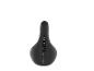 Une selle Crivit noire avec de la mousse à mémoire de forme.