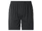 Short de sport noir pour homme avec taille élastique.