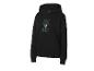 Sweat à capuche noir JETTE SPORT avec imprimé tête de panthère.