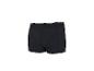 Caleçon boxer noir avec ceinture élastique et détails de couture.
