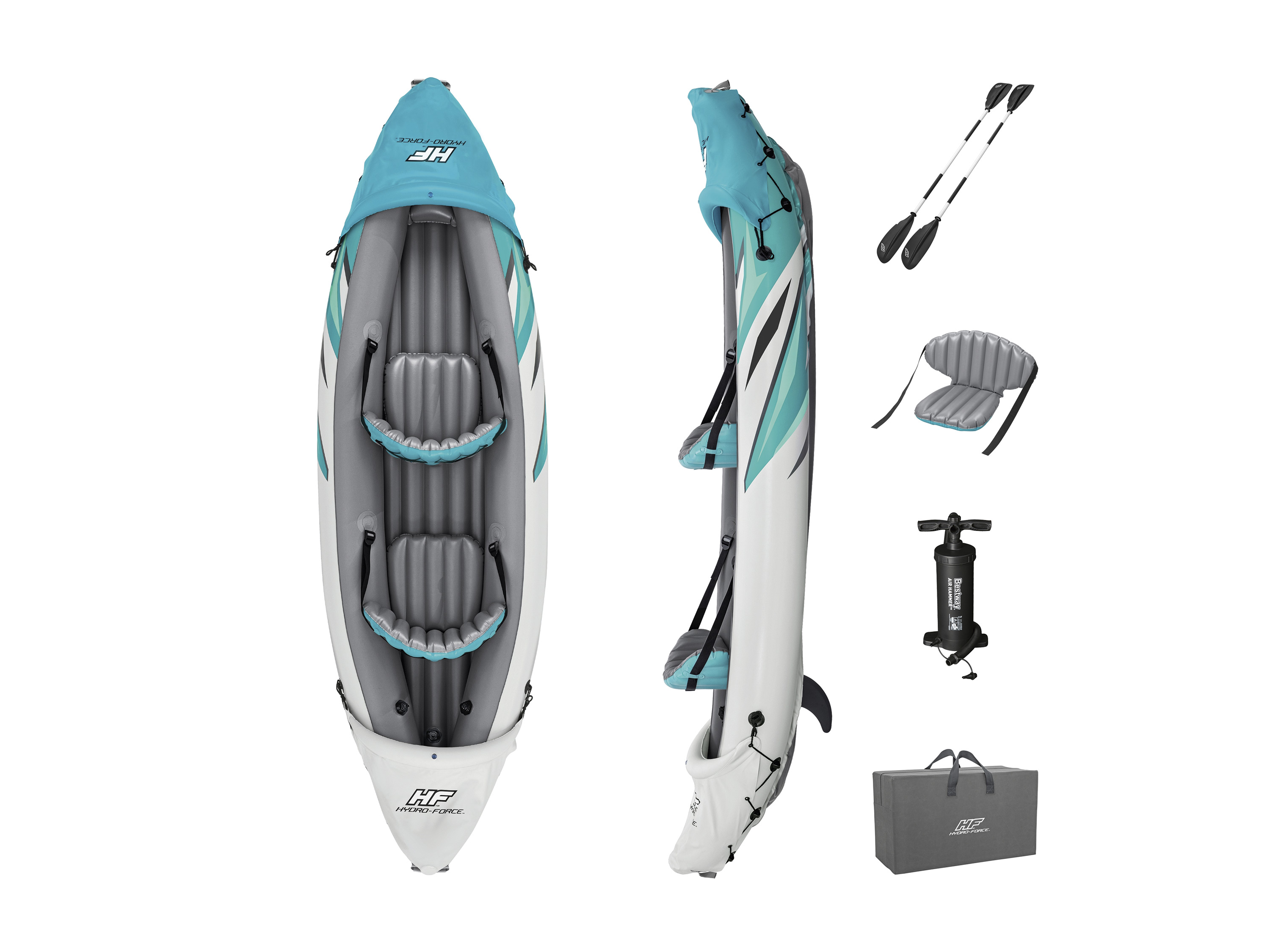 Bestway Set de kayak gonflable Hydro-Force™ Rapid Elite X2