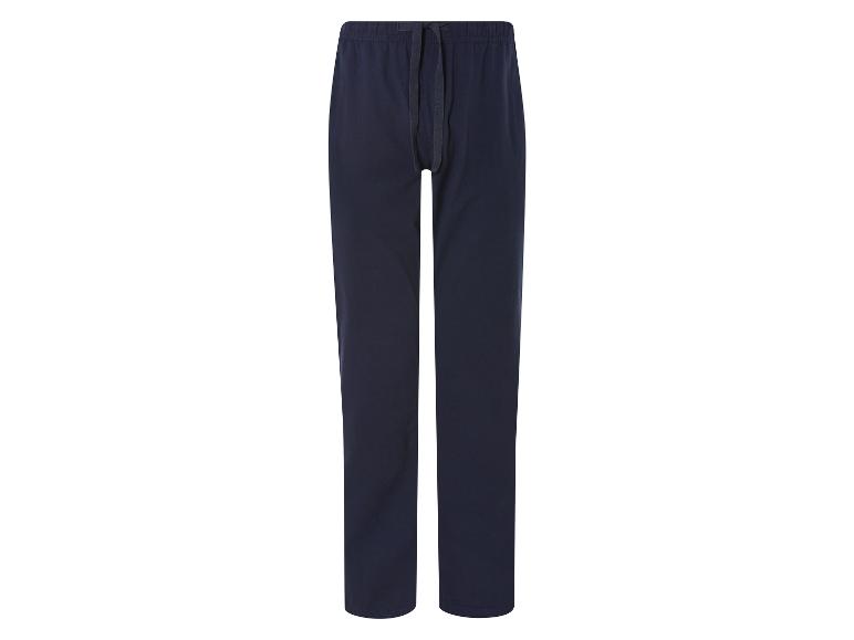 Pantalon de survêtement bleu marine avec cordon.