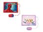 Deux ordinateurs portables en plastique pour enfants avec des souris: Spiderman et les Princesses Disney.