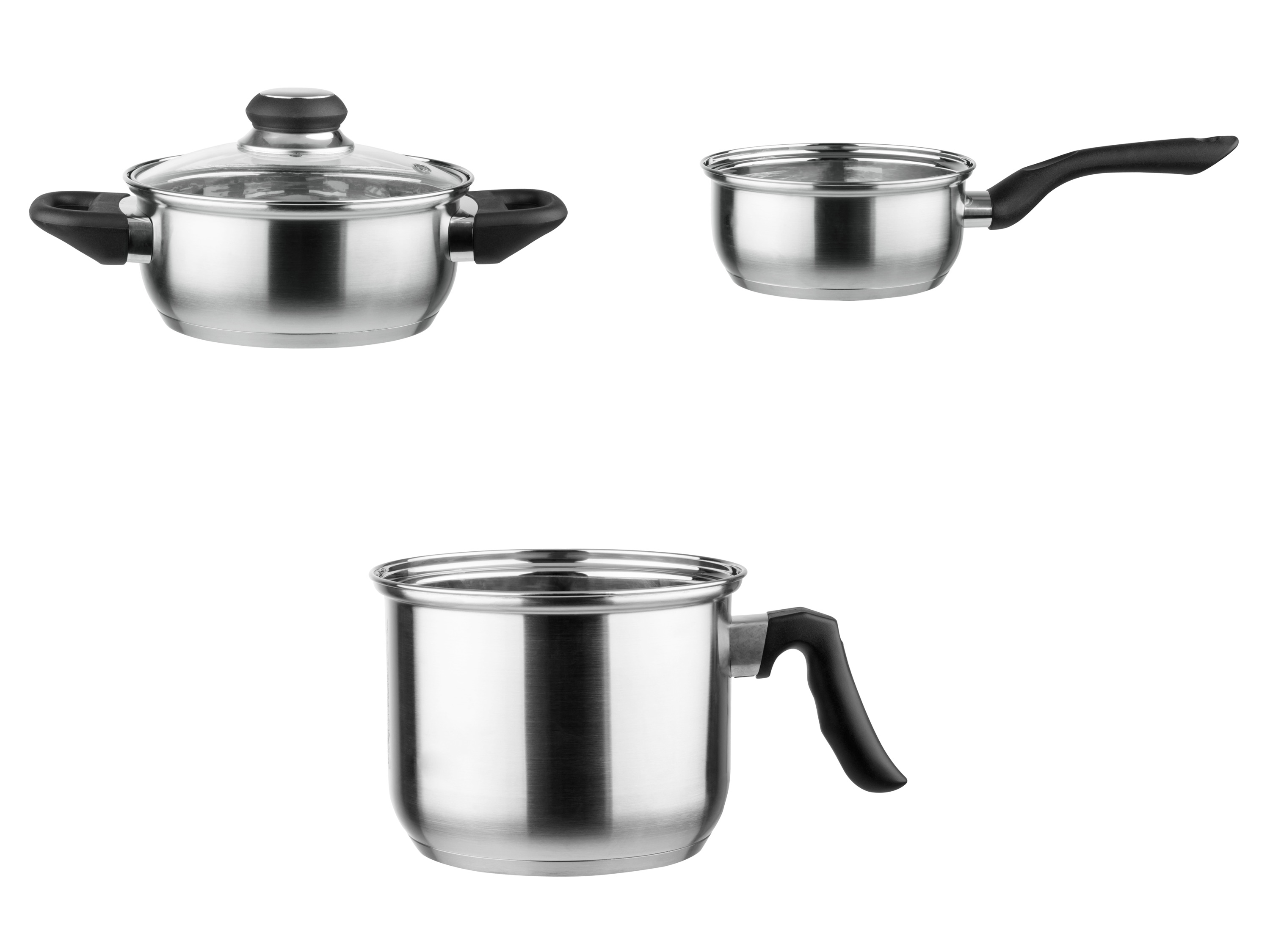 LIVARNO home Batterie de cuisine en acier inoxydable