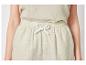 Ensemble haut et short en tissu gaufré à pois, style décontracté.