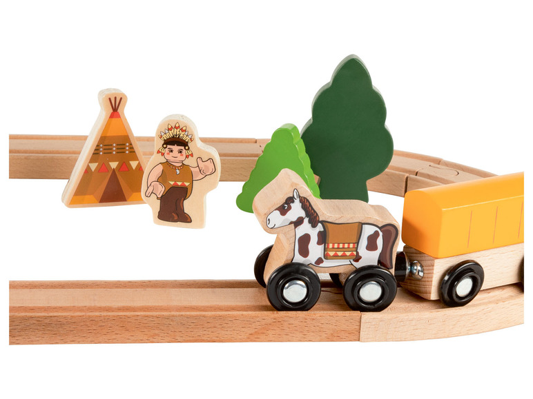 Aller en mode plein écran : Playtive Kit ferroviaire en bois, 18 pièces - Image 15
