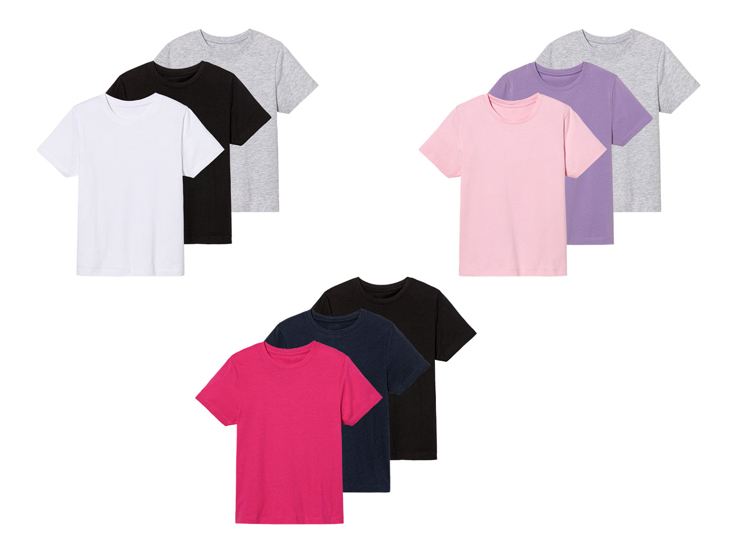 pepperts!® Lot de 3 t-shirts enfant