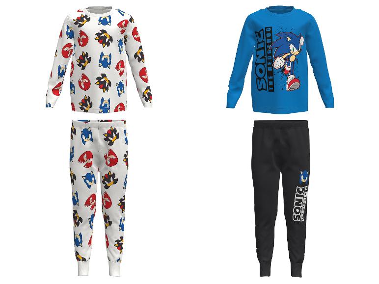 Pyjamas et pantalon de jogging Sonic the Hedgehog pour enfants.