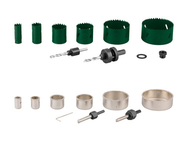 PARKSIDE® Set de cloches bimétalliques ou en métal dur