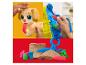 Kit de jeu Play-Doh avec un chiot, des ciseaux et des accessoires de bandage.