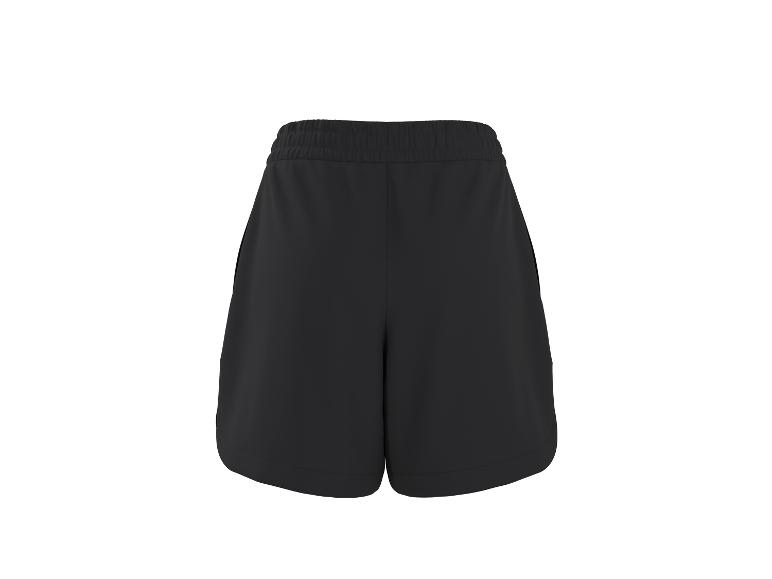 Short de sport noir avec taille élastique.
